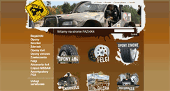Desktop Screenshot of fazi4x4.pl